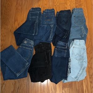 CC, Wrangler, KanCan, Aero, Cruel Girl, Rockies